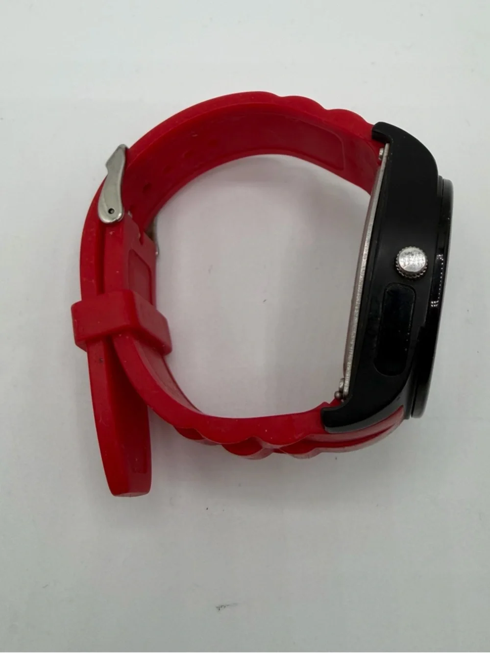 Martian Notifier Hybrid Smartwatch Red Black Analog Digital Parts Repair